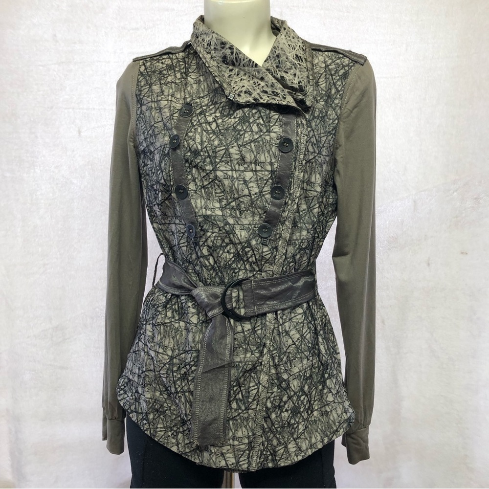 Beate Heymann Street Couture Greenish/Brown with Black Top Size 10